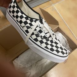 Checkered Vans