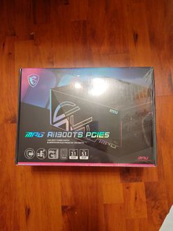 MSI MPG Ai1300TS PCIe5 1300W Power Supply (PSU) PSU unopened NEW