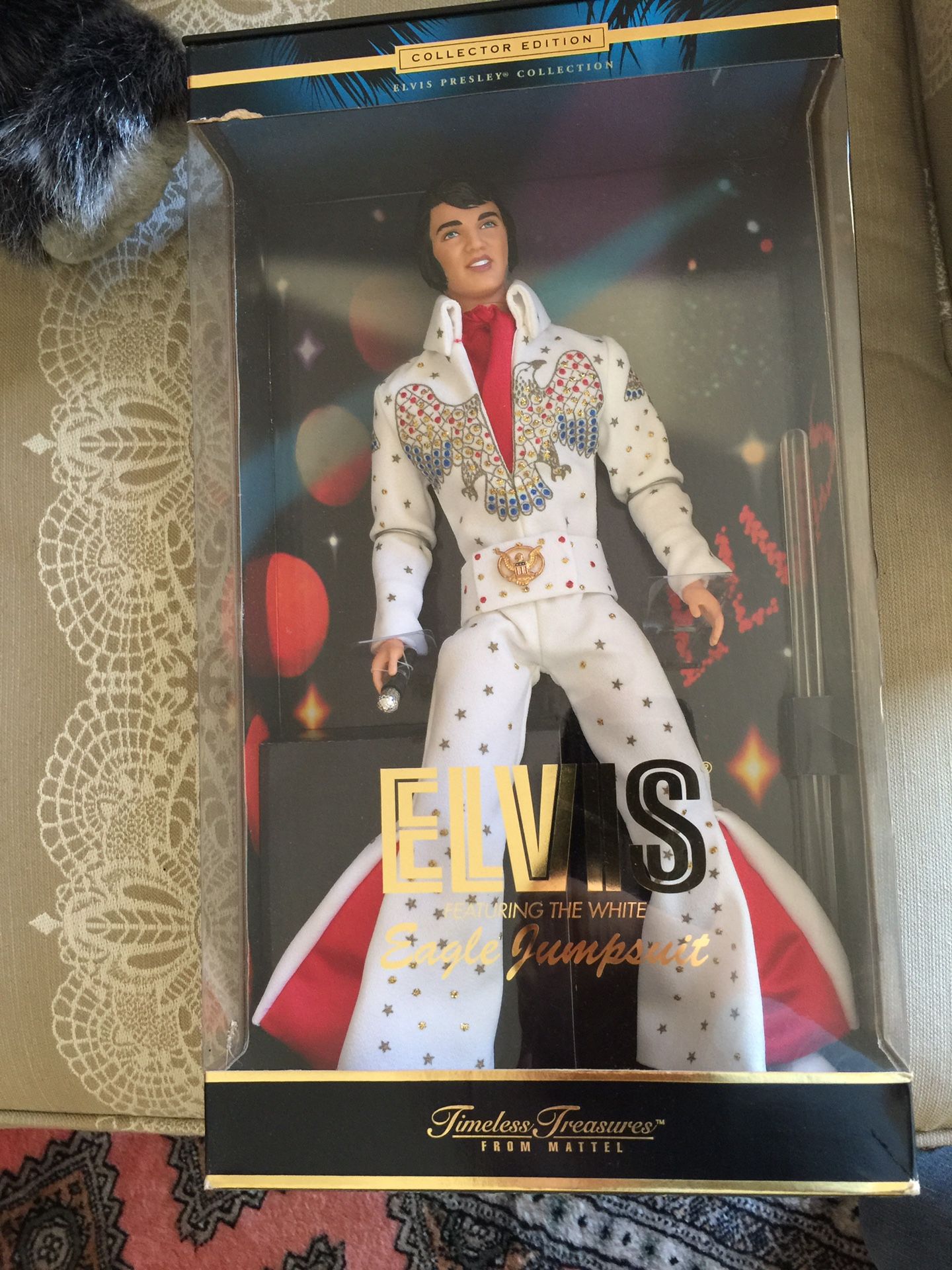 ELVIS Barbie Collectible Collector Edition Doll featuring in White