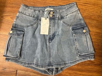 Jeans Shoet Skirt Size S