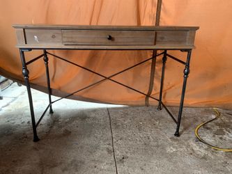 desk with small drawer