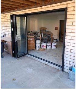 Vinyl Sliding doors & Windows - Aluminum Accordion folding Doors 