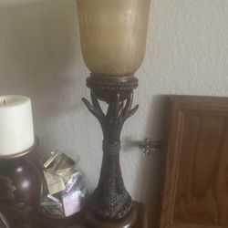 Antique Entry Table Top Lamp