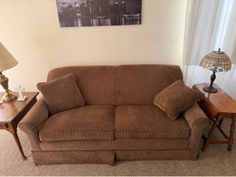 La-Z-Boy Leah Premier Surpreme-Comfort brown  Full Sleep Sofa