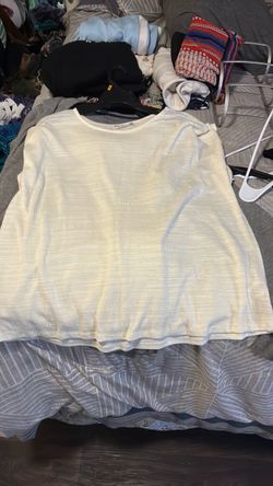 XL 89th and Madison Beige Blouse
