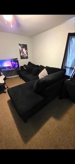 Big Corner Couch (Black)
