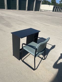 Desk and he