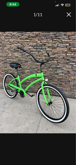 HBBC SKULLXBONES 26 inch Beach Cruiser