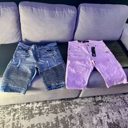 BRAND NEW Designer Waimea and Focus Denim Shorts Size 32