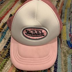 Pink Von Dutch Hat 