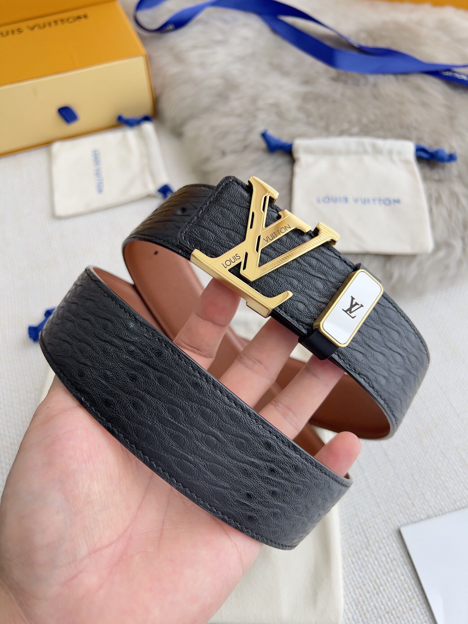 Ferragamo Men’s Belt With Box 2025 New