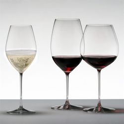 Variety Of Different Single Reidel Crystal Glasses, Mostly Red Wine - Sold Individualy
