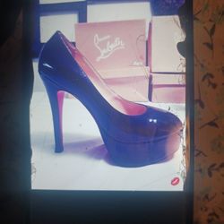 C.L.V. Red Bottom High Heals - NEW LOWERED PRICE!