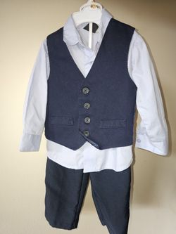 4 Pcs Boys Suit 3 To 6 Months