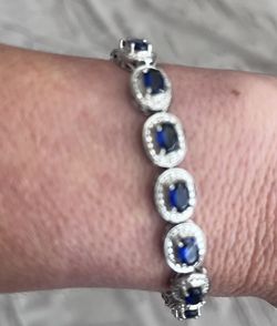 Blue Sapphire Bracelet