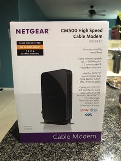 NETGEAR CM500 high speed cable modem