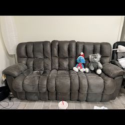 Recliner Leather Sofa  From RC Willey.