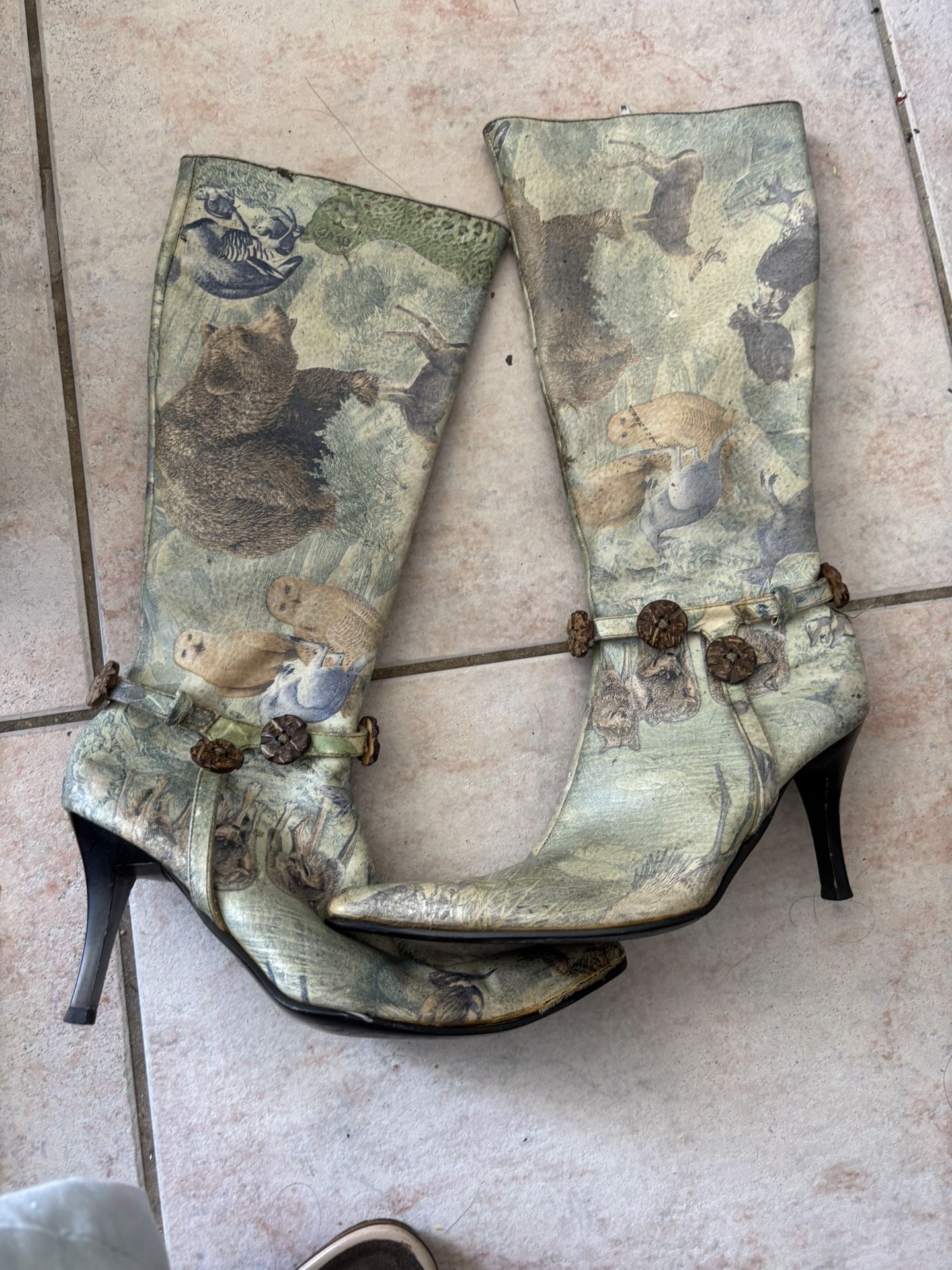 Kadiman nature forest dress suit boots jungle design heels circle shoes vintage,All Products : American Fashion Style Bags On Sale
