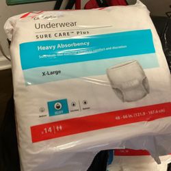 16 Underwear Heavy Absorbency , Soft, Cloth-like , Comfort And Discretion