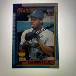 1990 Topps Ken Griffey Jr #336 Collector's Edition All Star Rookie Blood Spot Error
