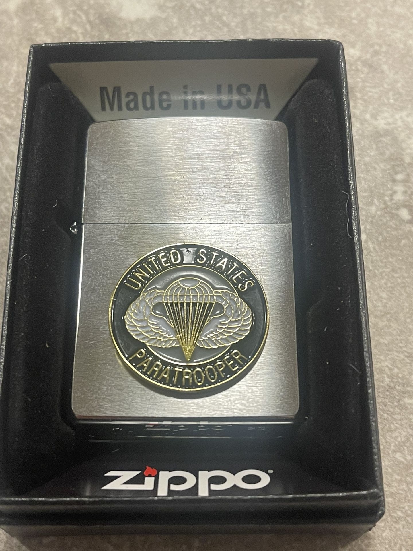 Zippo Lighter Army Paratrooper