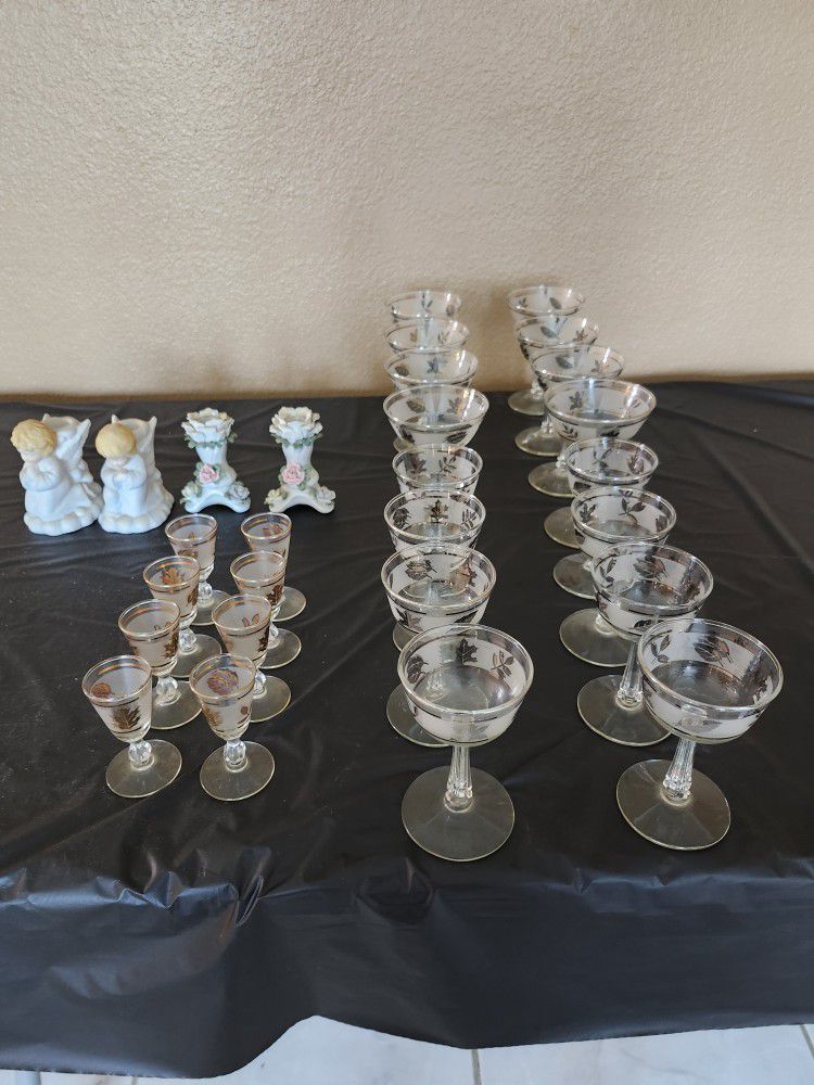 Vintage Libby Drinking Set Of 8 In 3 Sizes
