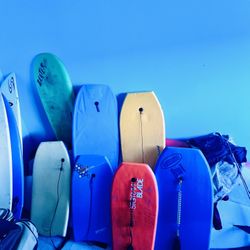 Surfboards, Skateboards and boogie boards