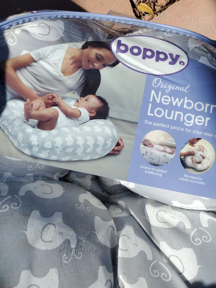 Portable Newborn Baby Lounger Infant  Mattress Pillow 0-4 months