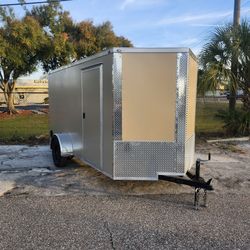 6x12 single Axle Cargo Trailer 