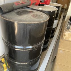 55 Gallon Metal Drum 