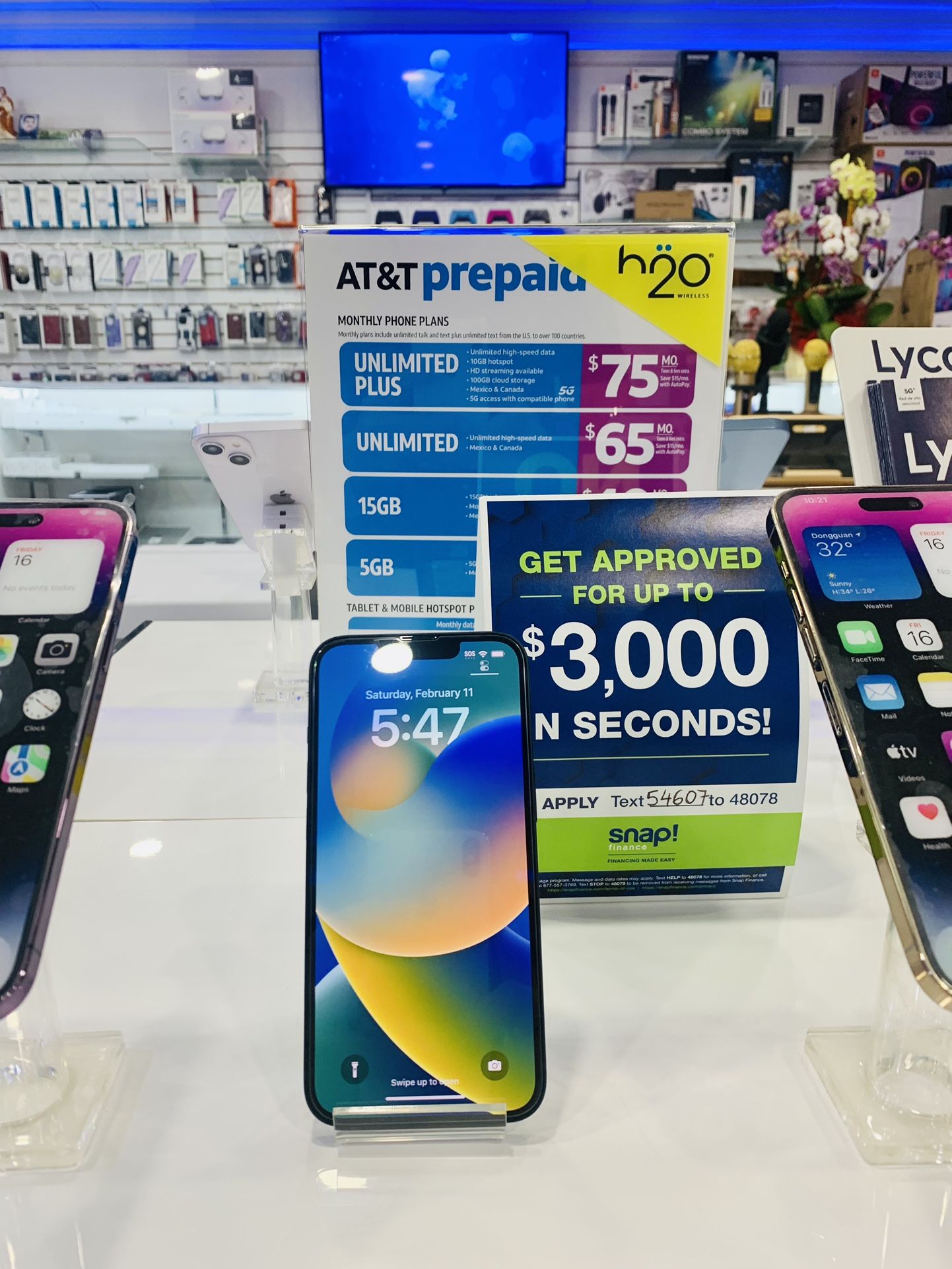 T-Mobile Sprint MetroPCS iPhone 14 128GB Clean imei - Payment Plane Available