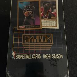 1990-91 SKYBOX SERIES 1 NBA BASKETBALL FACTORY SEALED WAX BOX