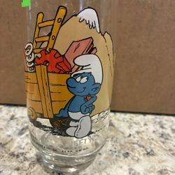 Collectible Glassware Character Glass - Smurfs