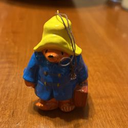 Paddington Bear With Suitcase Christmas Ornaments 