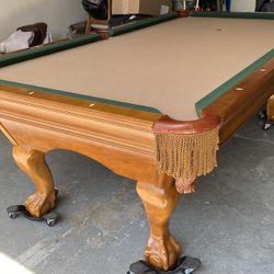 Pool Table 8ft- Brunswick- New Color Felt Of Choice- Free Delivery
