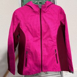 NWT Women’s Size L Pink Free Tech Hooded Jacket