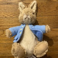 Gund Classic Peter Rabbit Beatrix Potter Plush Bunny Stuffed Animal 9”