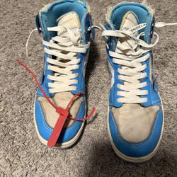 Off White Jordan 1 Unc (size 9.5)