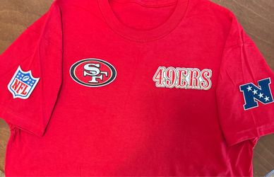 red san francisco 49ers shirt