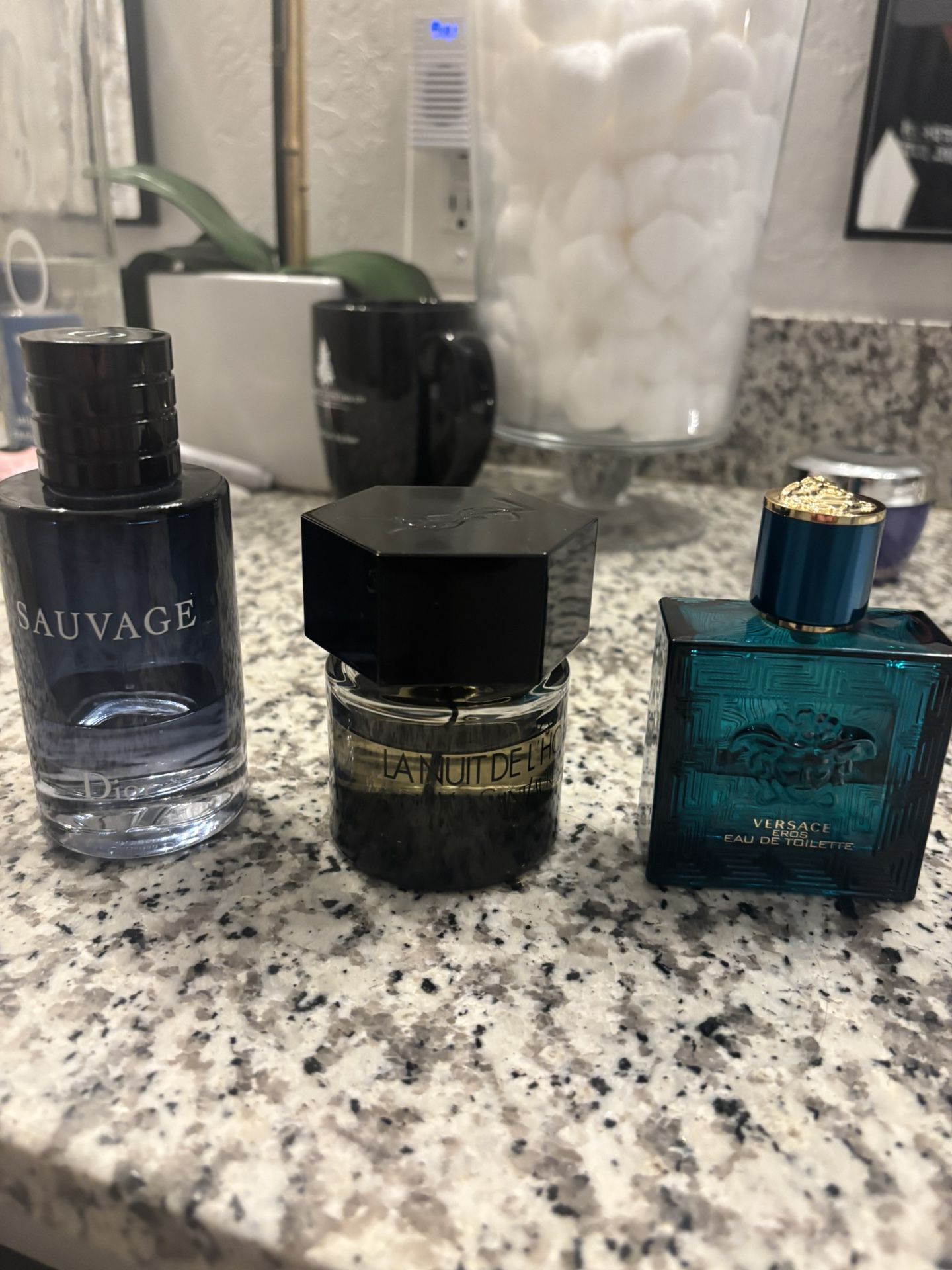 YSL Versace And Sauvage Dior Colognes