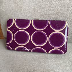 Purple And Gold Wallet 
