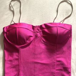 SHORT BLOUSE IN SATIN FABRIC SIZE