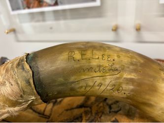 Engraved Blowing Horn