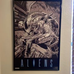 Aliens vintage poster