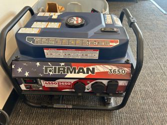 Firman 3650 portable generator