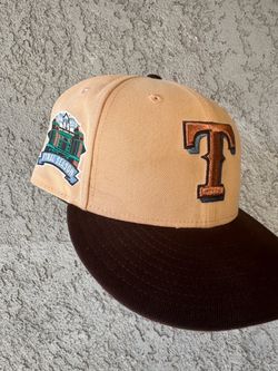 Texas Rangers Final Season Side Patch New Era Fitted Hat