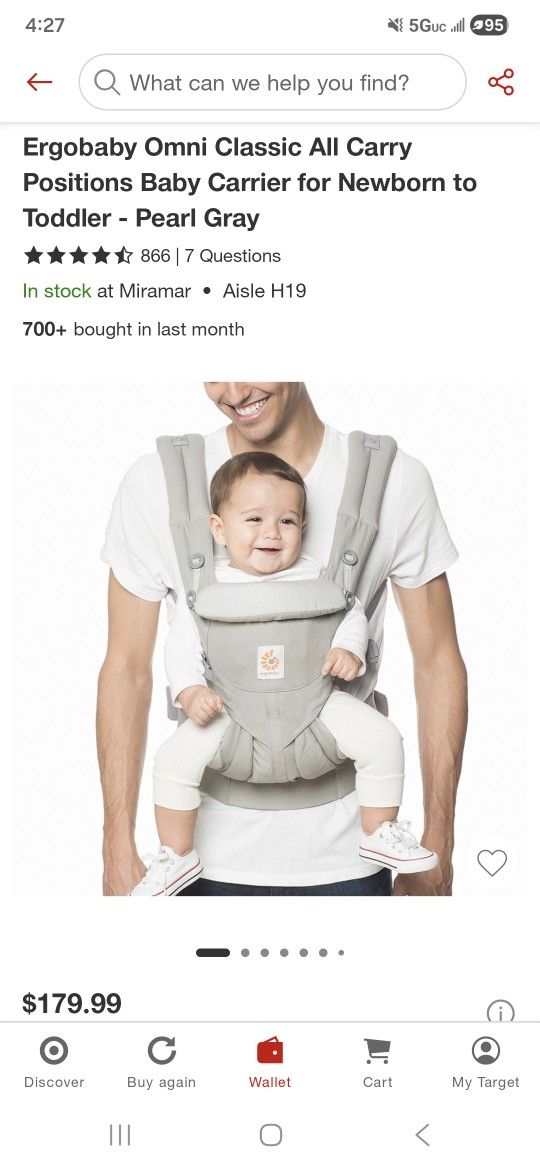 Ergo Baby Omni 360 Baby Carrier
