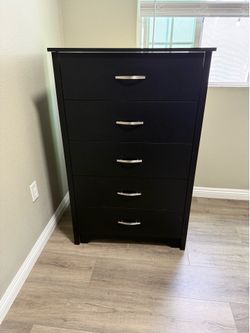 Black dresser