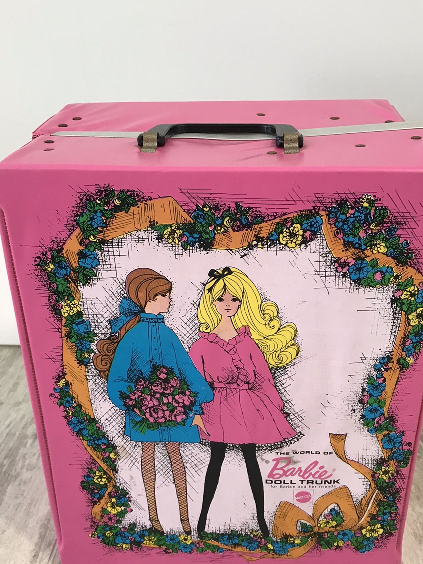 Vintage 1968 The World Of Barbie Double Sided Doll Trunk