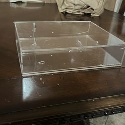 Necklace holders and you can put pictures inside the glass things